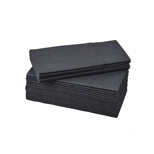دستمال سفره 25 عددی ایکیا مشکی 38×38 سانتی
