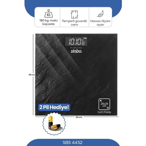ترازوی دیجیتال سینبو Sbs-4452 مشکی