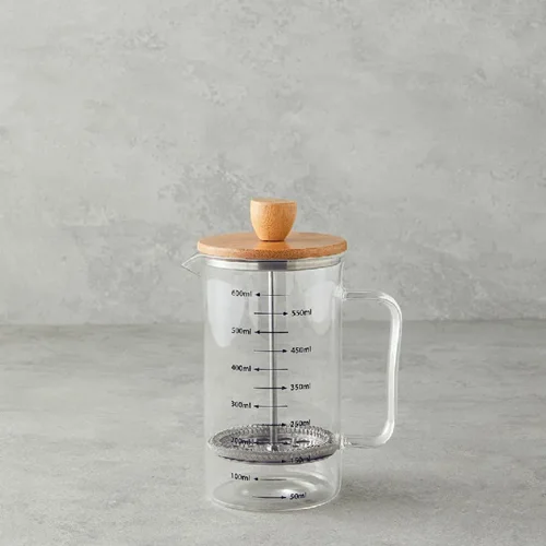 عکس فرنچ پرس انگلیش هوم براو شفاف 600 میلی