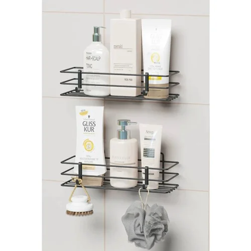 نظم دهنده حمام 2 طبقه زاپاتا Za7465 مشکی