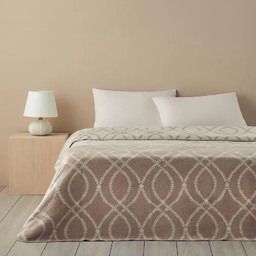 عکس پتو دو نفره پنبه انگلیش هوم ویلیام بژ