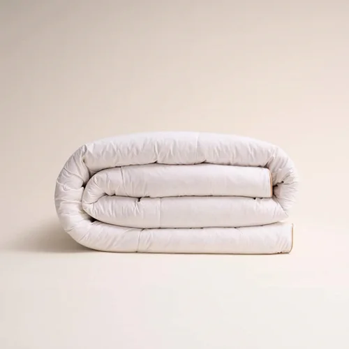 عکس ست لحاف بالش پر غاز دونفره پنبهلپه سری لیزا 195×215 سانتی