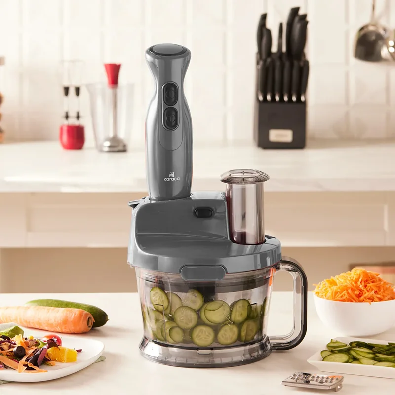 عکس ربات آشپزخانه کاراجا Pro-Multimax طوسی