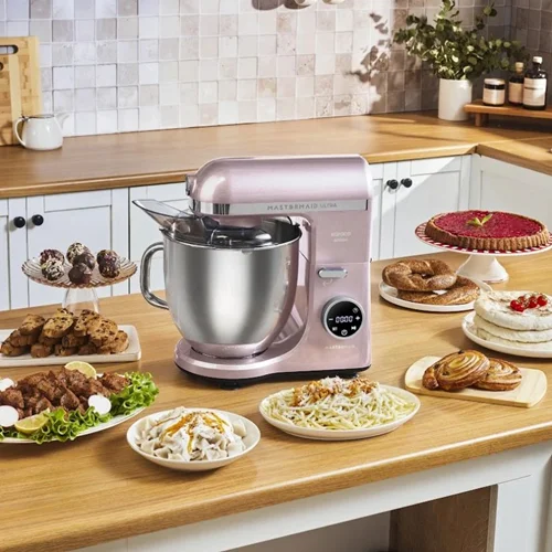 عکس همزن کاسه دار کاراجا Mastermaid Chef Ultra رزگلد 2000 وات