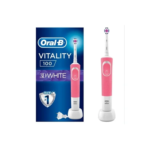 مسواک برقی اورال بی Vitality D100 صورتی