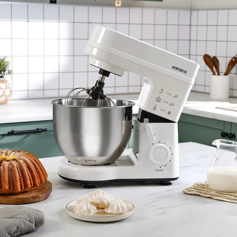 عکس همزن کاسه دار کاراجا Maestrochef Stella سفید 1500 وات