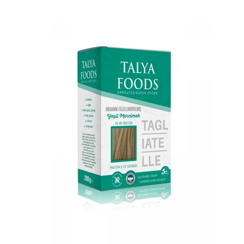 تالیاتله عدس سبز Talya Foods مقدار 200 گرم