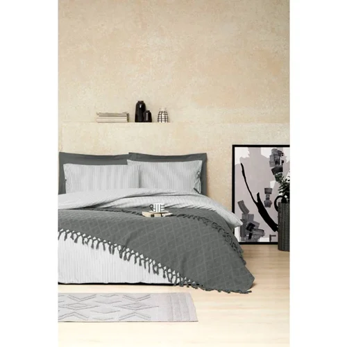 سرویس کاور لحاف پیکه دو نفره ازدیلک طبیعی خاکستری