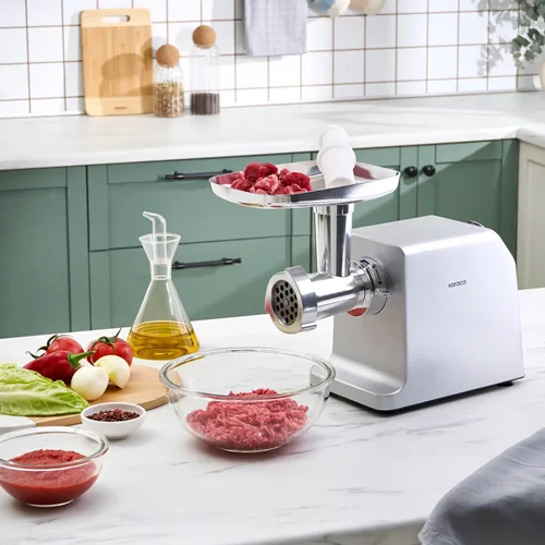 چرخ گوشت کاراجا Inox نقره ای