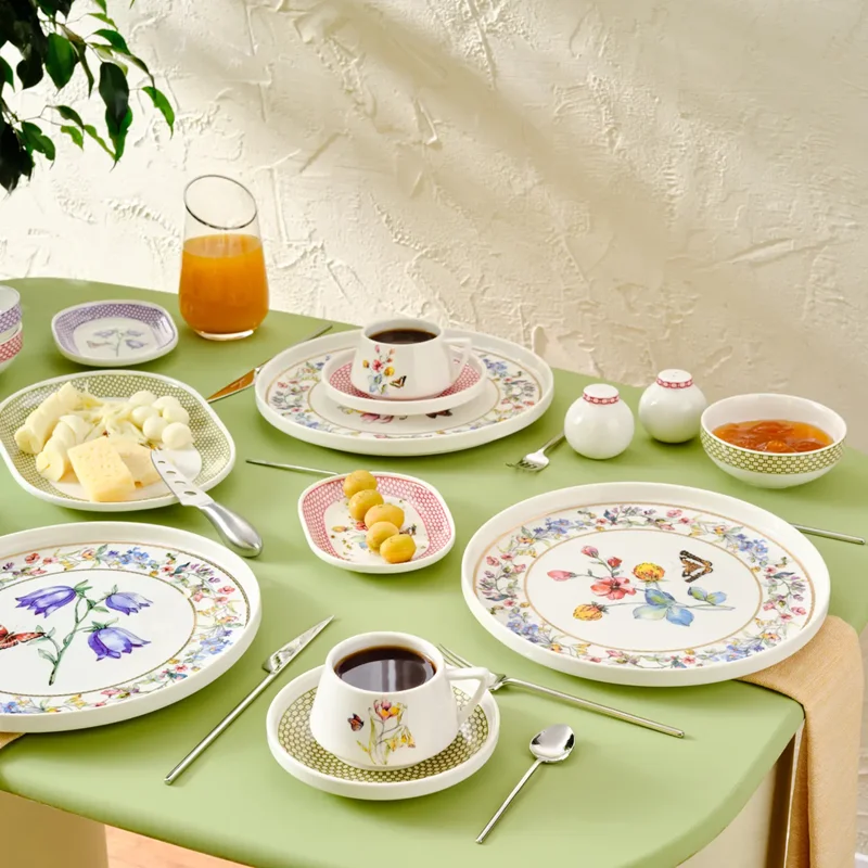 عکس سرویس صبحانه خوری 34 پارچه 6 نفره کاراجا Streamline Fiesta