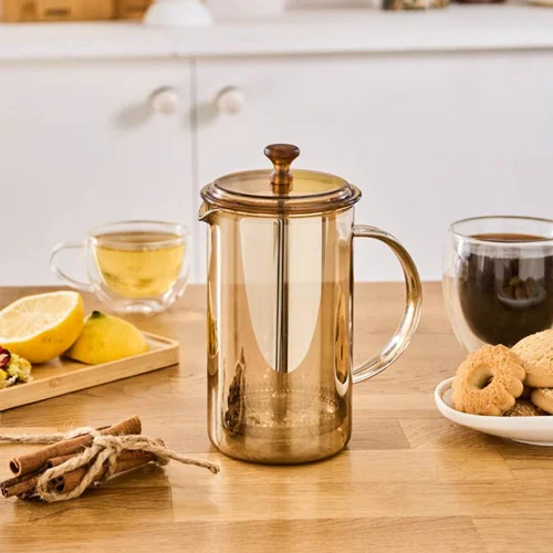 فرنچ پرس شیشهای کاراجا آلینا 600 میلی کهربا