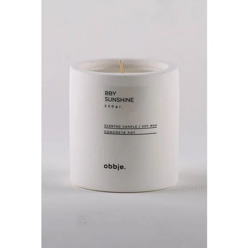 شمع معطر سیمانی تک فیتیله اوبجه چوب صندل