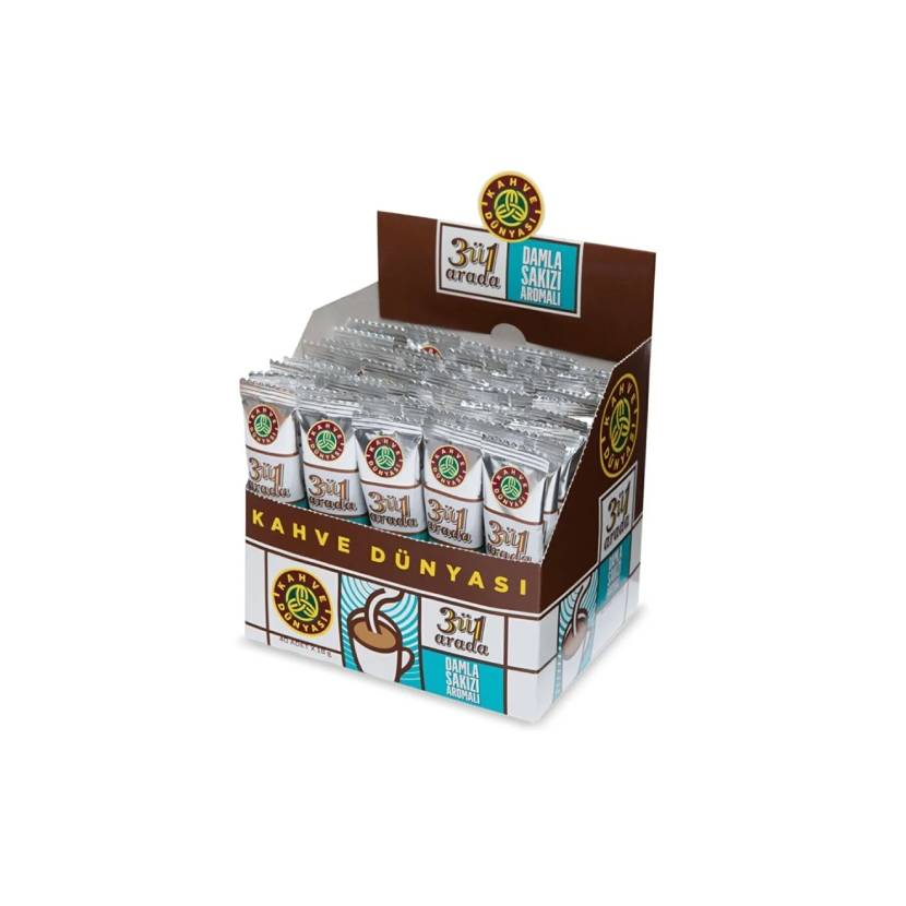 قهوه 3 در 1 طعم مصطکی 18 گرم بسته 40 عددی